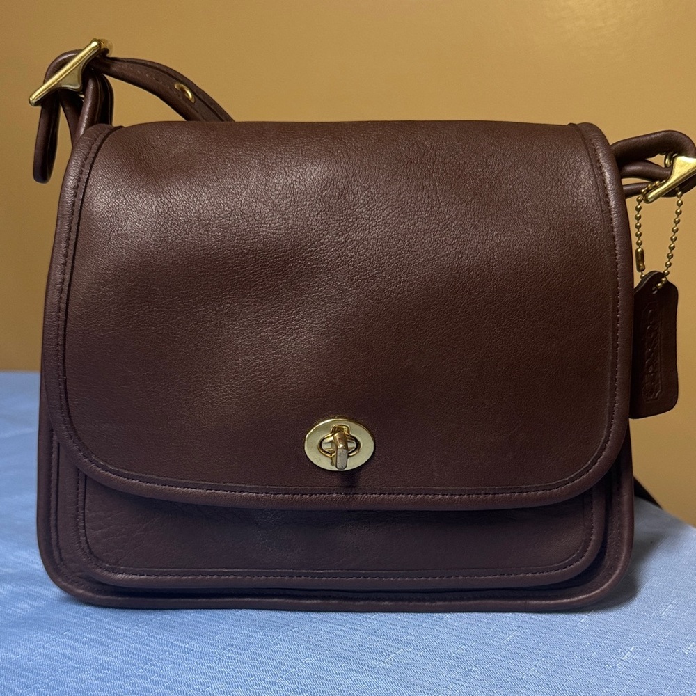 Coach Rambler 9061 Crossbody Bag 9.5” x 7.5” x 3.5”